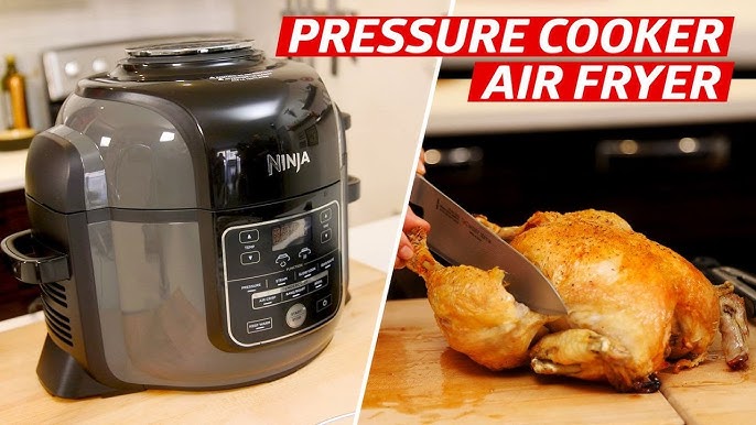 Olla de presión Ninja Foodi OL501 6.1 L, con air fryer 14 en 1, negra