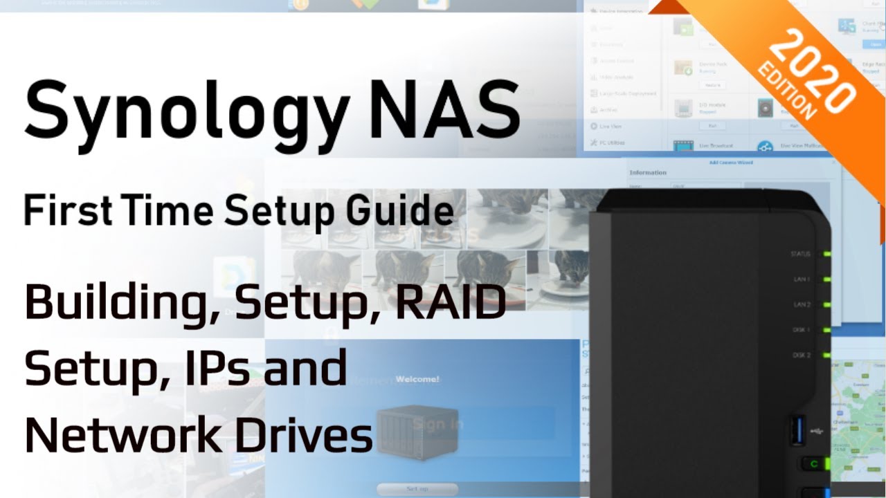 Synology NAS Setup Guide 2020 - Build, Setup, RAID, Volumes IP and Shared  Folders 