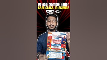 Oswaal Sample Paper Class 10 Science 2024-25 Review 🧪 | Best Sample Paper For CBSE Class 10 🔥