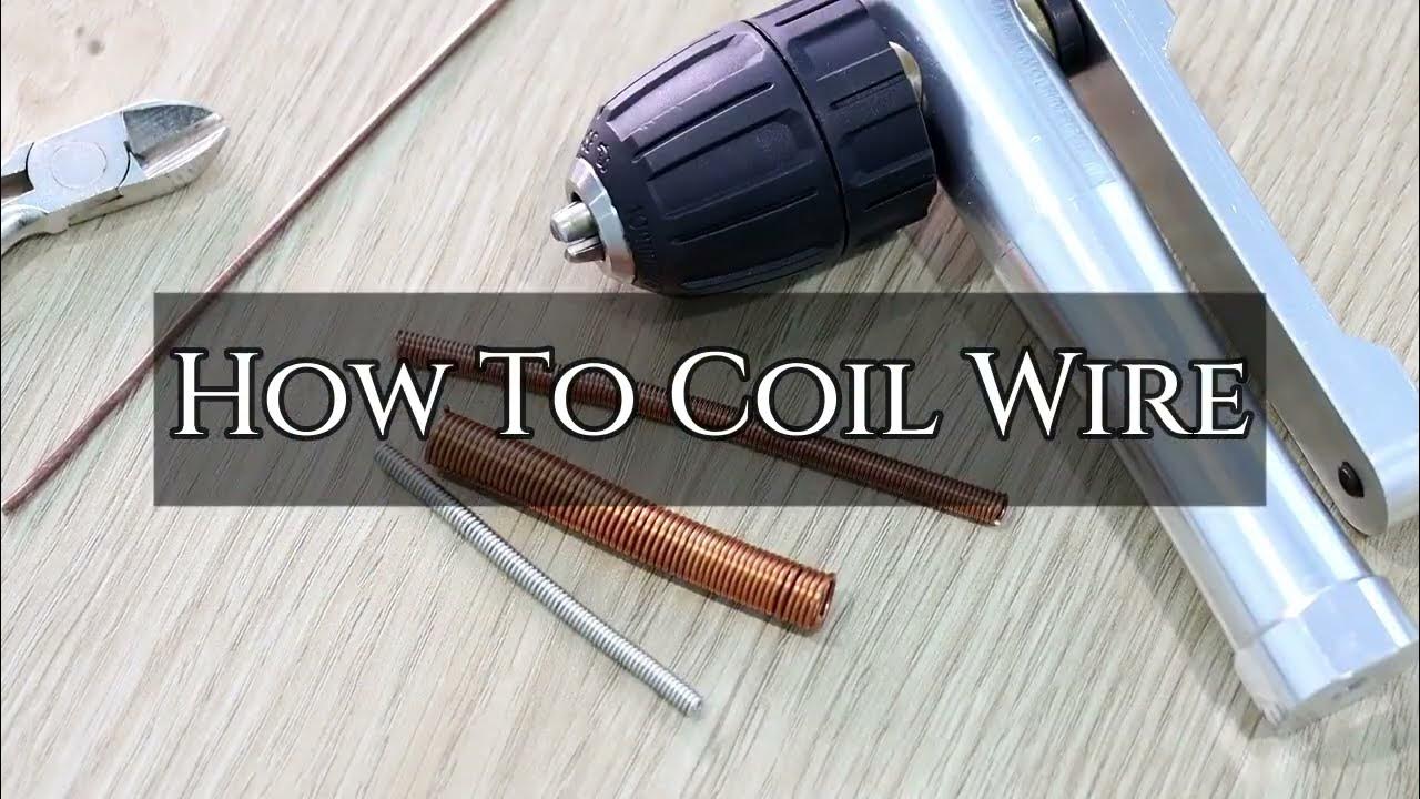 How To Coil Wire Easily for WireWrapping YouTube