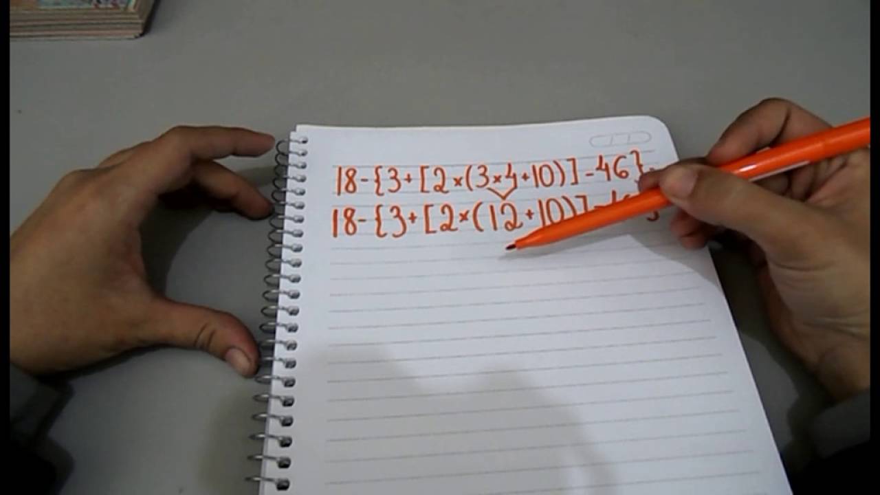 Metodo Indolor Para Resolver Expressoes Numericas Com Parenteses Colchet Expressoes Numericas Numerico Adicao E Subtracao