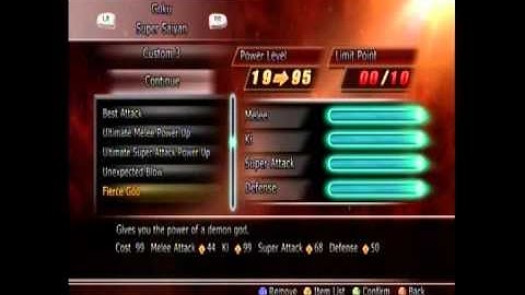 Dragonball Raging Blast 2: The Best Goku Custom with hidden items | Chaospunishment