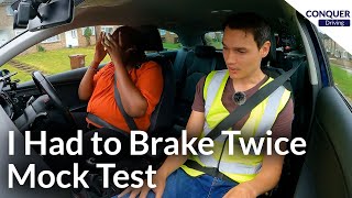 Mock Driving Test - 2 Dangerous and 7 Serious Faults