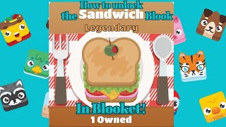 How to get the Sandwich blook in Blooket!