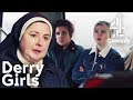 The Awkward Moment When You See Your Headmistress Outside of School | Derry Girls