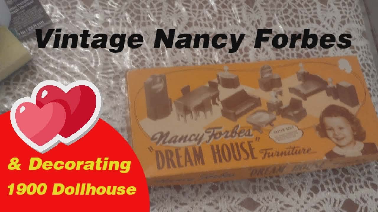 Nancy Forbes Dollhouse Furniture & Decorating a 1900s Dollhouse 