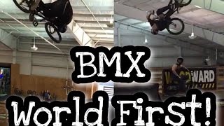 World First BMX Frontflip Flair Invert!