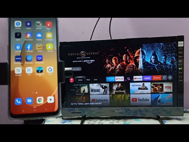 How to Connect OPPO A54 to TV | Screen Mirroring | Connect to Smart TV | Screen Cast class=