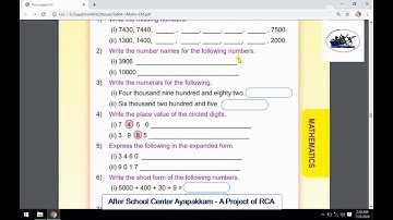 Rotary Club of Ambattur Class 4 Maths Chapter 2 Knowing Numbers Part 10