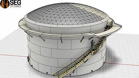 SEG Software + Autodesk Inventor - Storage Tank With Aluminum Dome Roof
