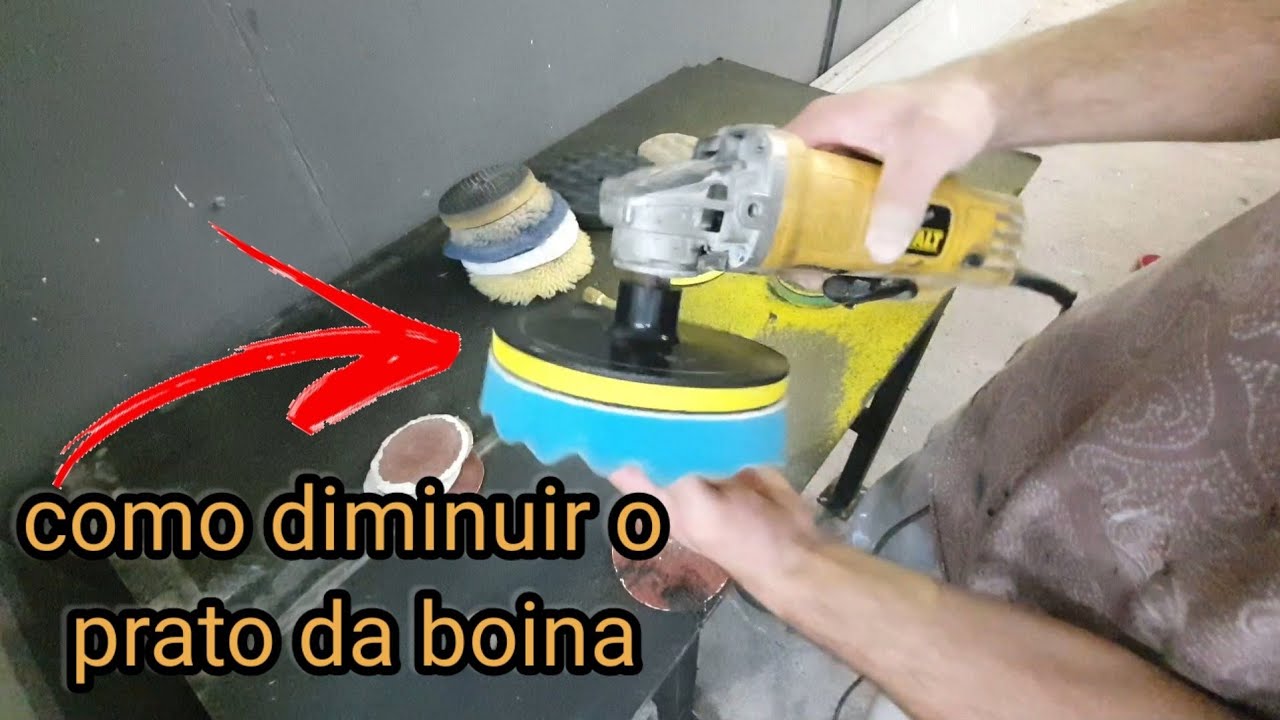 como diminuir  as polegadas dos pratos  de politriz e lixadeira/economize dinheiro