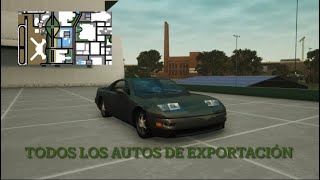 UBICACIONES de TODOS LOS AUTOS DE EXPORTACIÓN en GTA: San Andreas