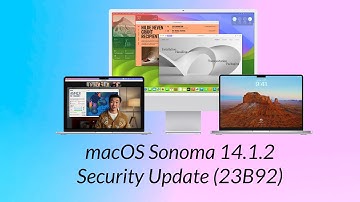 macOS Sonoma 14.1.2: Security Update and Bug Fixes