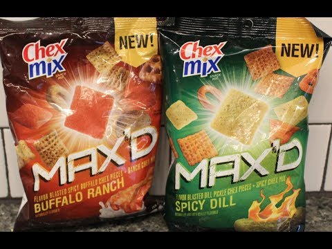 Chex Mix Snack Mix MAX’D: Buffalo Ranch & Spicy Dill Review