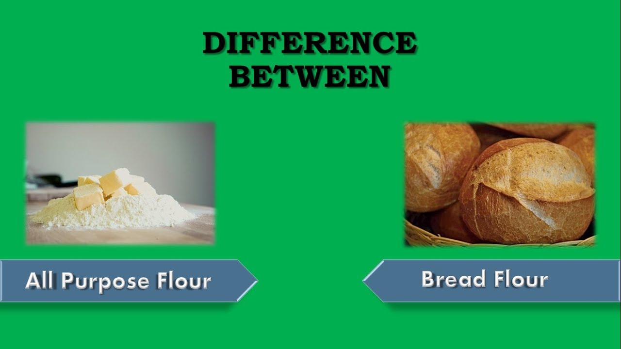 Difference Between All Purpose Flour And Bread Flour All Purpose Flour Vs Bread Flour Youtube