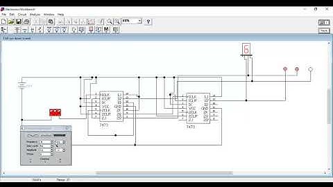 3 Bit Synchronous Down Counter by using IC