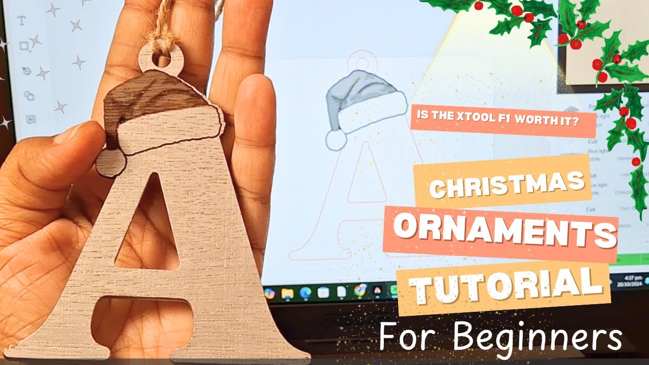 Is the xTool F1 Worth It? | Christmas Ornaments Tutorial for Beginners ...