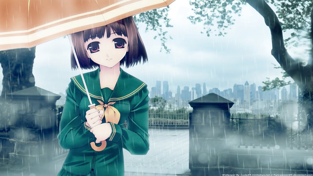 Sad Anime Piano Music - Rainy Day - YouTube