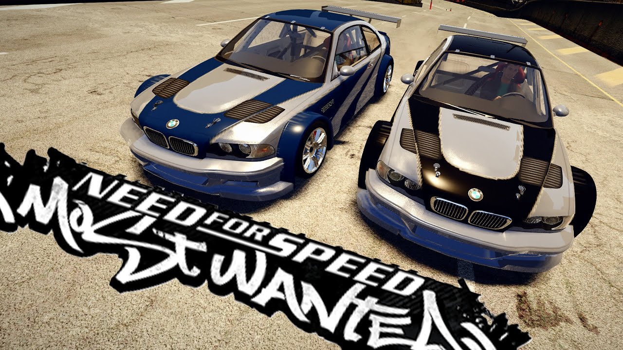 Black Livery BMW M3 GTR vs Hero's BMW M3 GTR | NFS Most Wanted