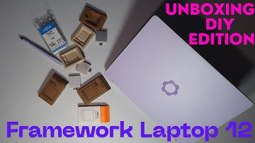 Framework Laptop 12 DIY - Intel i3-1315U - Lavender // Unboxing experience and First Look