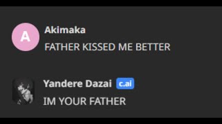 Character ai... but i bully Yandere Dazai