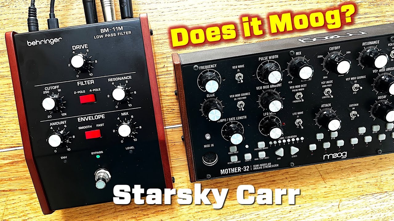 Behringer BM-11M Analog Filter Pedal Demo and Review - YouTube