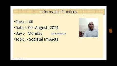 Class XII Informatics Practices 09 08 2021 By Mr  Praveen Singh