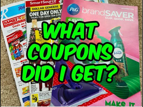 11/22/20 WHAT COUPONS DID I GET? 👀