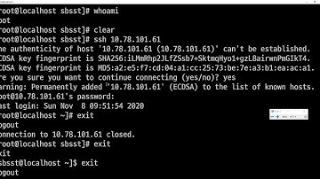 2020 11 07, 2020리눅스, 21강, 다른 리눅스에 원격 접속, ssh 명령어