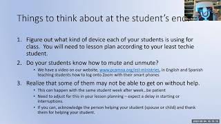 How to Teach ESL on Zoom 4 Sept 2020
