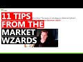 Trading tips from the market wizards