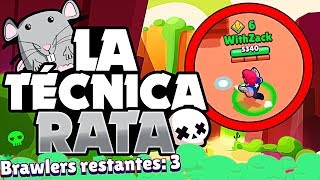 PROBANDO LA TECNICA DE LA RATA EN SHOWDOWN - Brawl Stars - WithZack