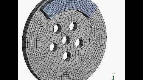 disc rotation using Static Structural analysis