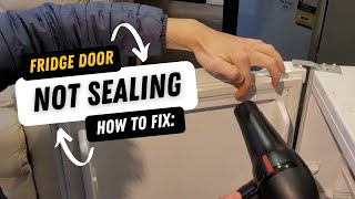 How to Fix Fridge Not Sealing with Hair Dryer