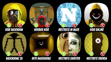 Hide in The backroom, Horror Hide, Nextbots in Maze Survival, Hide in The Backroom: Online...