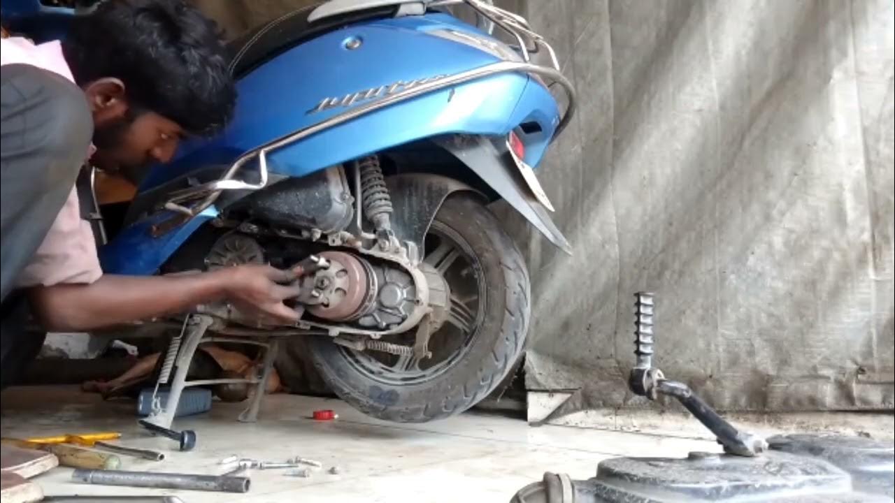 jupiter bearing breakdown at backside tyre..process to remove it