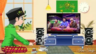 Story wa santai dengan lagu sholawat mars banser