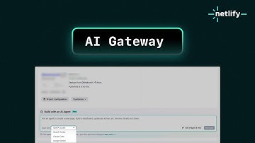 Introducing AI Gateway: built-in AI model access on Netlify