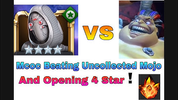 Mcoc Beating Uncollected Mojo! And 4 Star Crystal Opening! ⭐️💥🔥