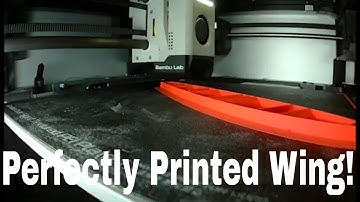 Build A Lightweight Pla Wing With A Bambu Labs Printer (timelapse) #lwpla #3dprinting
