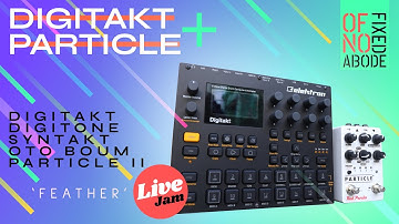 Trying out the Red Panda Particle 2 with Digitakt (and Syntakt and Digitone) -Feather - IDM Live Jam