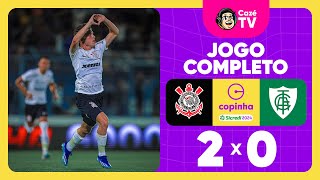 Thumbnail for JOGO COMPLETO: CORINTHIANS x AMÉRICA MG | QUARTAS DE FINAL | COPINHA 2024