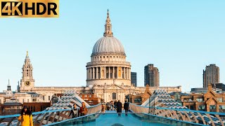 St Paul's Cathedral Relaxing Walking Tour | London Walk 2022 [FULL 4K HD]