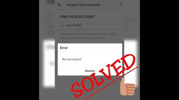 How to solve no user found problem on instagram || No user found problem || No user found instagram
