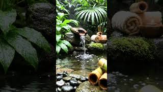 Relaxing Water Sounds &amp; Soft Piano | Tropical Bali Spa Ambience for Sleep, Study &amp; Meditation