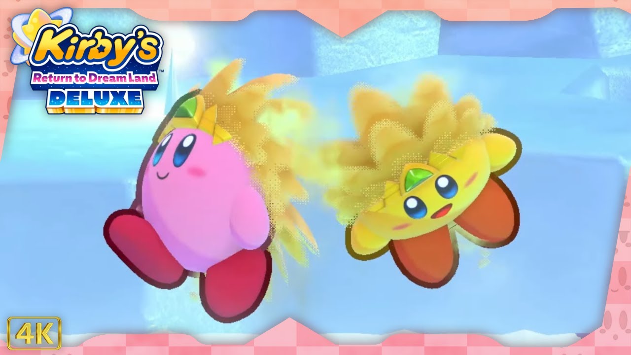 Kirby's Return to Dream Land Deluxe Walkthrough ⁴ᴷ Level 4 (Extra Mode ...