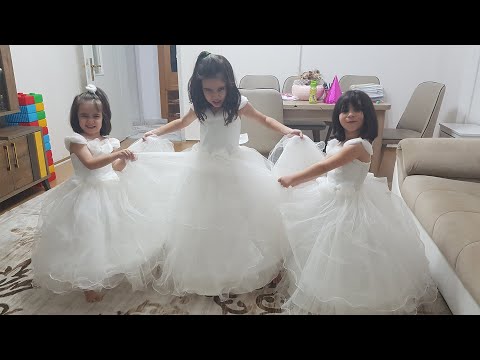Elif ve Zeynep Balo Kıyafetlerini Yanlış Giymişler. Eğlenceli Çocuk Videosu