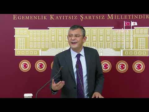 CHP Grup Başkanvekili Özgür Özel Açıklama Yapıyor