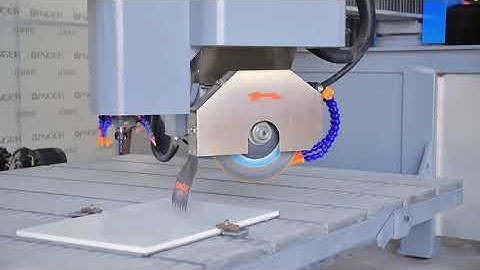 4+1 axis bridge saw machine  with milling tools GQ-3220BM