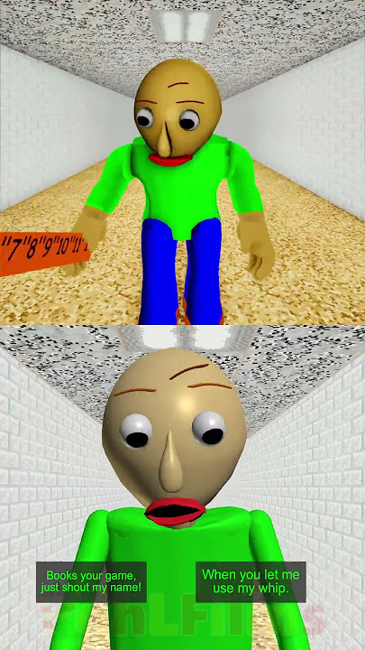 Hi, I'm Baldi! Nice to meet ya! Vs Roblox! #baldisbasics #pghlfilms #art #animation